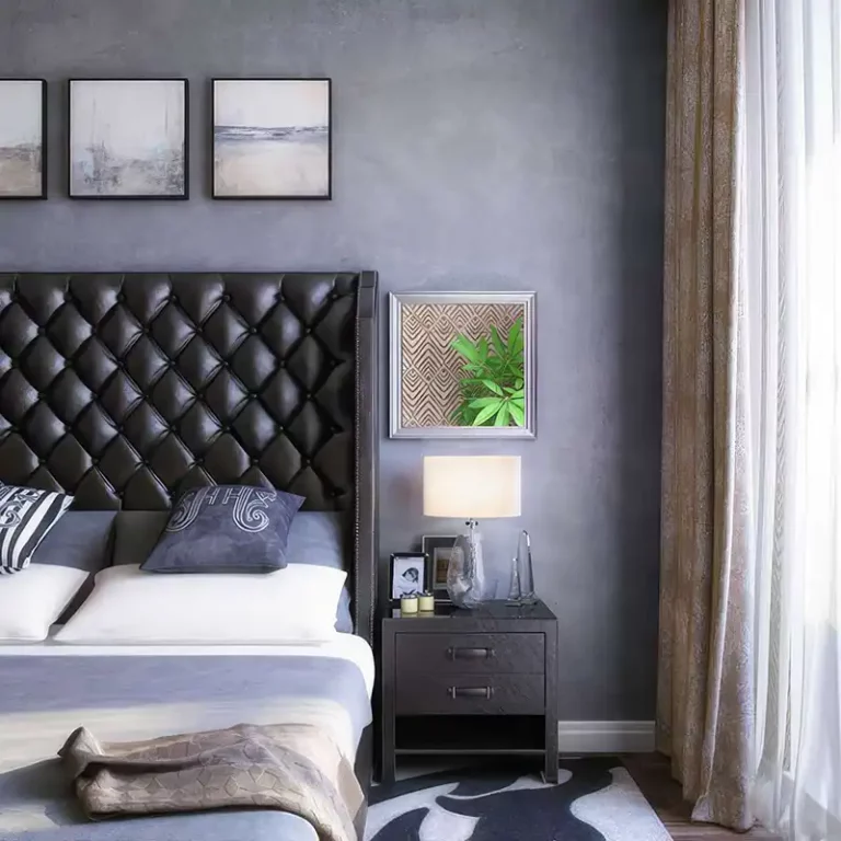 spalnya v stile art deko upscale 2x copy DEROOMS Москва Дизайн интерьера в стиле арт-деко для застройщиков. +15%